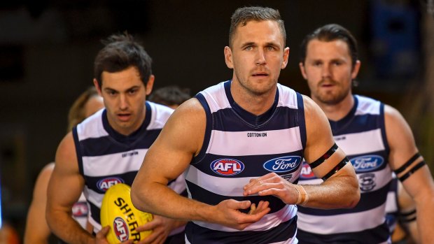 Is Father Time - and a bruising style - catching up with Geelong skipper Joel Selwood?