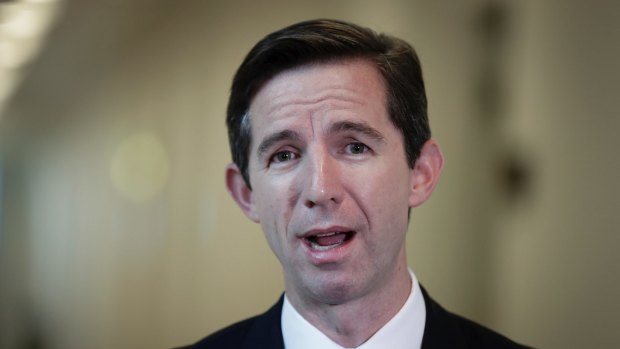 Trade Minister Simon Birmingham. 