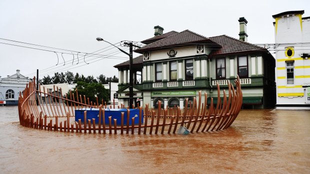 Severe flooding has hit Lismore in northern NSW.