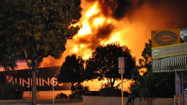 Bunnings in Inglewood was gutted during the huge blaze.