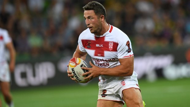 Sam Burgess will lead England's charge in the historic Denver Test against New Zealand.
