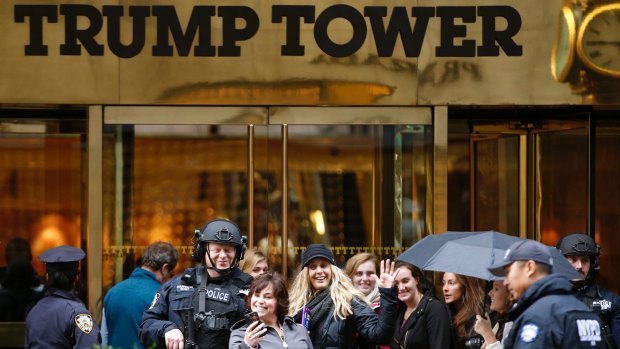 Trump was renowned for showing off various memorabilia to visitors at his Trump Tower home.