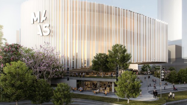 An artist's impression of the new Powerhouse Museum at Parramatta.