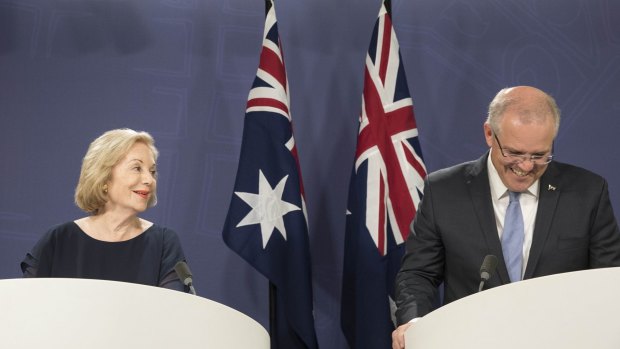 Prime Minister Scott Morrison announced Ita Buttrose as ABC chair in 2019. It’s unclear whether the government will hand-pick the latest board members.