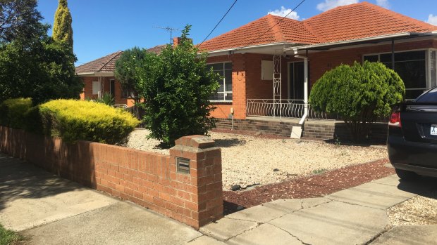 The woman was allegedly attacked in the driveway of this St Albans home.