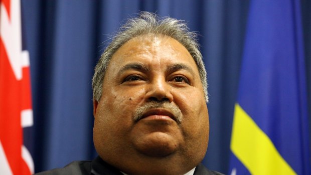 Nauru President Baron Waqa