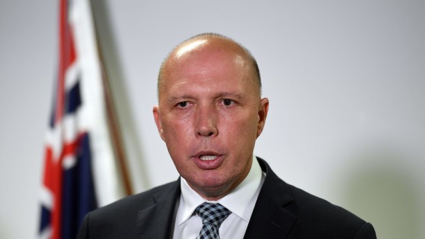 Home Affairs Minister Peter Dutton has been accused of presiding over a "black hole" of citizenship applications.