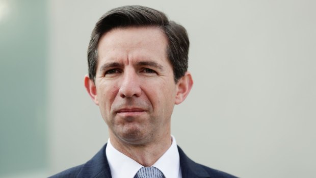 Trade Minister Simon Birmingham says the trade agreement with Indonesia is on track.