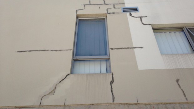 Defects in a Sydney building.