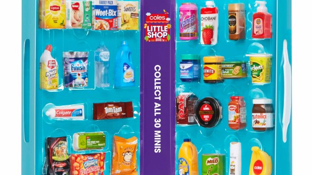 Coles' 'Little Shop' promotion was one of the factors in a disappointing Woolworths result.