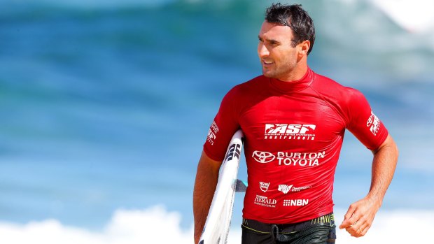 Over and out: After a hugely successful career, Joel Parkinson only wants to surf for fun.