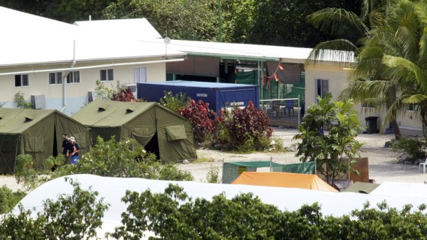 The Nauru detention centre in 2012.