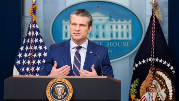 US Secretary of Defence Pete Hegseth.