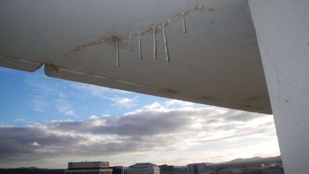 Waterproofing defects in a Sydney apartment block.