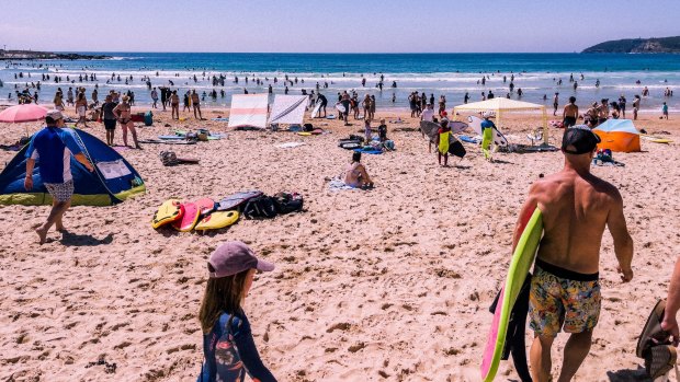 Experts fear COVID may be pushing people towards unpatrolled beaches because they are less crowded. 