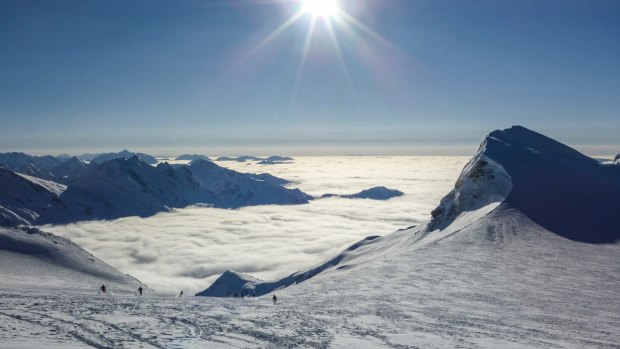 The Monashee Mountains in Canada have lured some of Australia's top bankers.