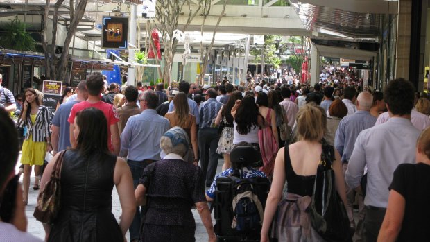 Despite venues in and around Brisbane’s Queen Street Mall being exposure sites, Queensland’s Boxing Day sales should attract significant spending. (File image)