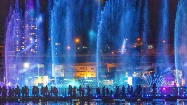 Vivid Sydney lights the city up in winter.