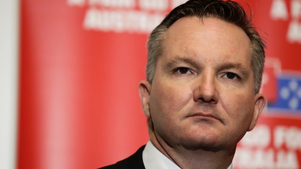 Shadow Treasurer Chris Bowen at the Australian Labor Party Conference in December. 