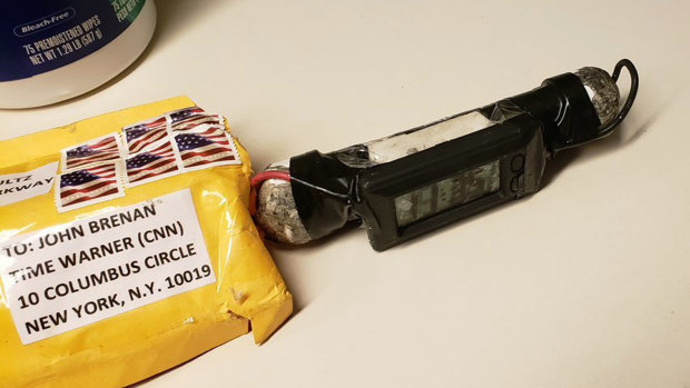 All the packages looked similar and contained similar pipe bomb devices.
