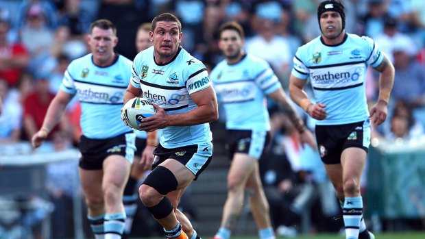 Chris Heighington in his playing days for Cronulla.
