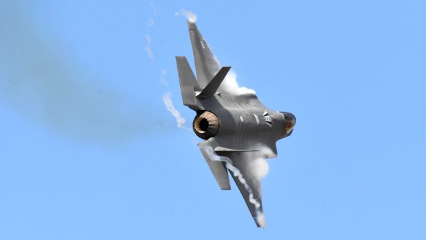 Australia's newest warplane, the F-35 Joint Strike Fighter. 