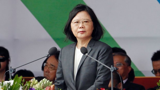 Taiwan's President Tsai Ing-wen's visit to a coffee shop has led to a market plunge for the company.