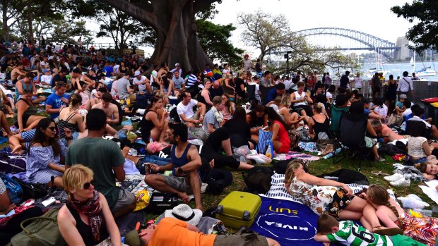 Revellers are urged to use public transport to get to their favourite vantage points.