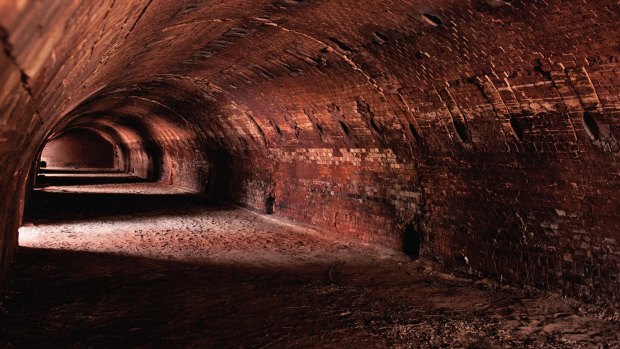 The kiln of the old brickworks. 