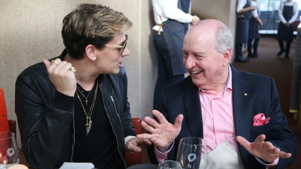 Birds of a feather: Milo Yiannopoulos with Alan Jones.