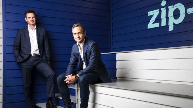 Zip Co co-founders Peter Gray and Larry Diamond have struck up a strategic relationship with Amazon Australia. 