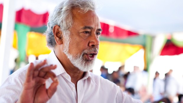 Former resistance leader Xanana Gusmao became East Timor’s first post-independence president and its fourth prime minister.