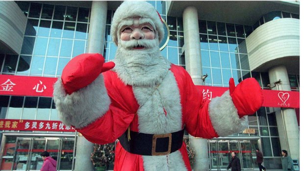 Santa Claus in Beijing