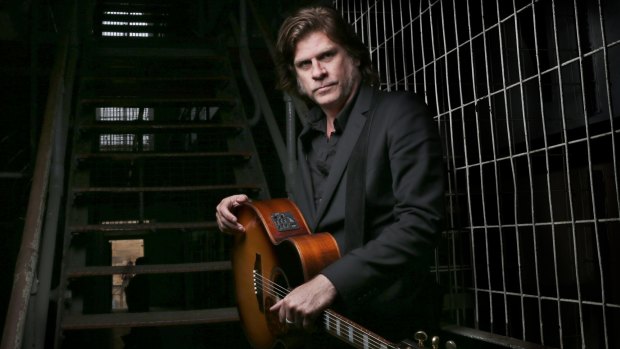 Conviction: Tex Perkins will perform behind bars as a different man in black.
