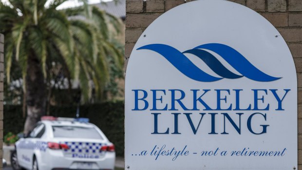 Concerns: Police investigated the wellbeing of residents at Berkeley Living.  