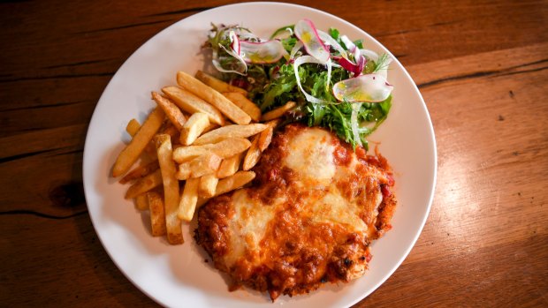 Eating a parma: surely the world's best way to make a difference. 
