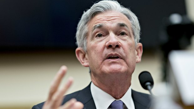 Jerome Powell says politics 'doesn't play a factor' in Fed's decisions.