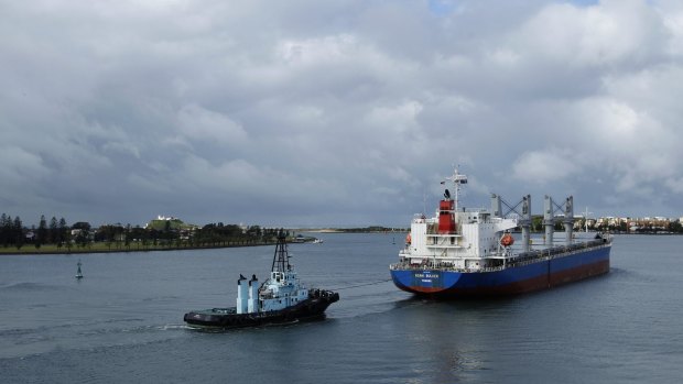 The weekly price at the port of Newcastle fell to $US74.57 a tonne in the seven days to April 7.