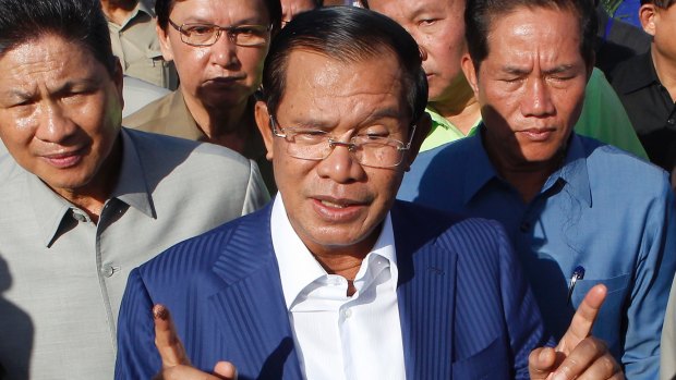Cambodian Prime Minister Hun Sen wants the exiled opposition leaders jailed.
