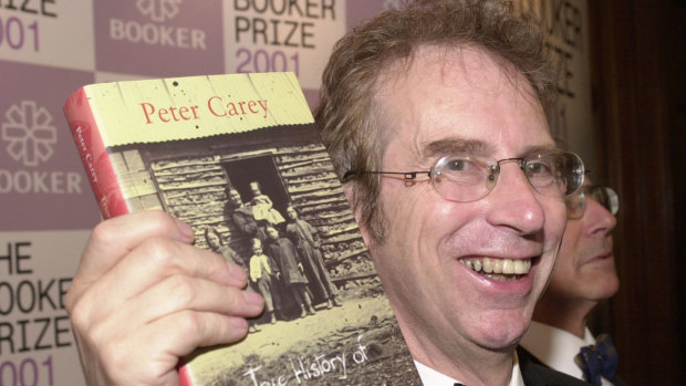 Peter Carey, who won the 2001 Booker Prize for his novel True History Of The Kelly Gang. 