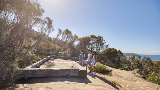 Aboriginal engravings at Grotto Point, along the Spit Bridge to Manly walk.