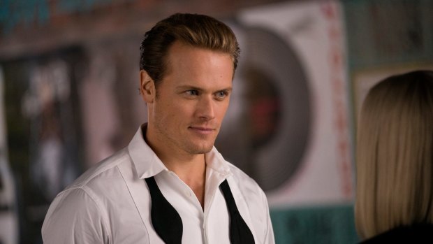 Sam Heughan plays a spy who may or may not be out to help the women.