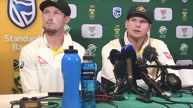 Australia opener Cameron Bancroft and captain Steve Smith admit to ball tampering. 