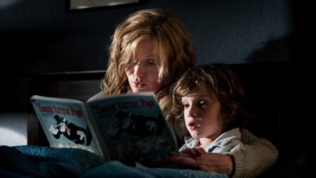 Essie Davis and Noah Wiseman in The Babadook.