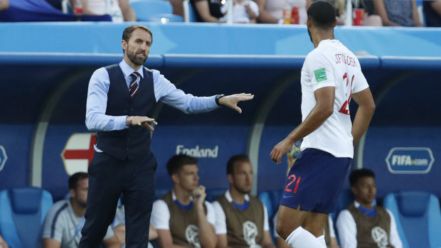 On a mission: England manager Gareth Southgate wasn't too worried by his team's loss to Belgium.