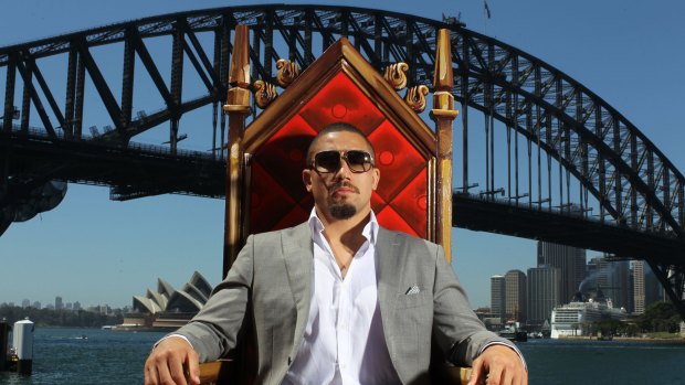 Watch the throne: Robert Whittaker won't be able to defend his title until next year.