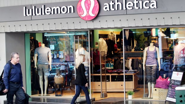 Lululemon pants have become popular among top-end bankers.