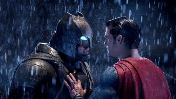 Ben Affleck and Henry Cavill in Batman v Superman: Dawn of Justice. 