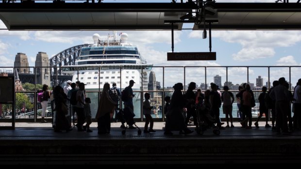 Circular Quay has the second highest number of incidents in Sydney of passengers falling through gaps between trains and platforms.