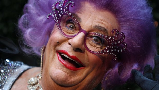 Barry Humphries as Dame Edna.